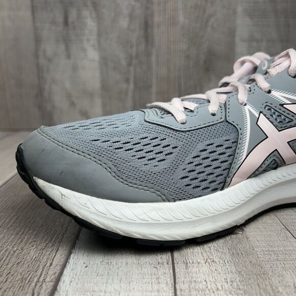 Asics Gel Contend 7 Women's Running Shoes Sneaker Gray Pink Size 11 1012A911 - Picture 10 of 16